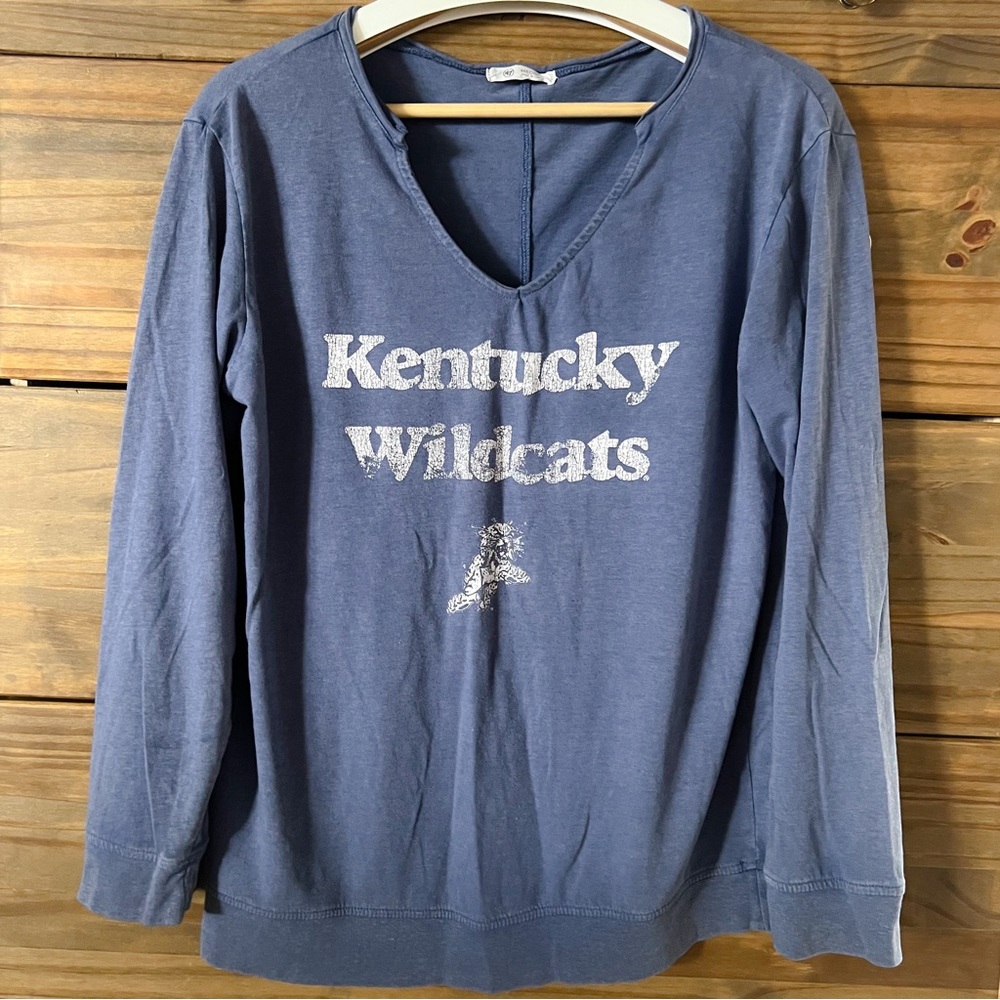 University of Kentucky Wildcats Long Sleeve Vintage Tee M
